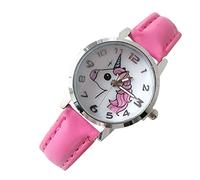 Beavorty Junge Mädchen Armbanduhr Für Mädchen Mit Lederarmband Lässige Modeuhr Für Kleinkinder Geeignet Für Freizeit Und Partys