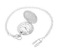 Beavorty Mechanische Taschenuhr mit Kette für Herren Vintage-Design Arabische Ziffern Präzises Mechanisches Uhrwerk Langlebige Metallkonstruktion