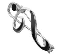 Beavorty Musiknoten-anstecker Aus Zinklegierung Emaille-beschichtet Für Rucksäcke Pullover Anzüge Hut Tasche Schmuck Für Damen Und Herren Musikinstrument-motiv