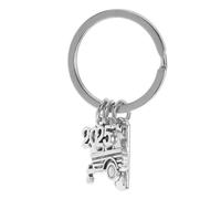 Beavorty Reise Schlüsselring aus Metall mit Einzigartigem Design für Camper Reisende und Ruheständler Dekorativer Anhänger für Campingfreunde und Urlaubsreisen