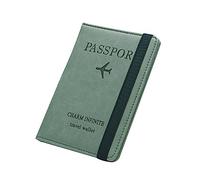 Beavorty Reisepasshülle Aus Hochwertigem Material Mit RFID-geldbörse Etui Für Ausweise Fotos Reisen Und Business Aufbewahrungstasche Mit Raum Für Dokumente Schlicht Und Praktisch