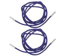 Beavorty Rhinestone Glitzer Schnürsenkel Blaue Runde Glitzernde Strass Schuhbänder aus Strapazierfähigem Baumwollseil Bling Sneaker Schnürsenkel für Sportschuhe Sweatpants Hoodie Zubehör