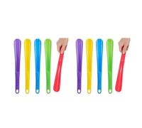 Beavorty Schuhlöffel: 10 Stück Schuhlöffel Mit Langem Griff Für Senioren - 12 5 Tragbarer Schuhlöffel Aus Kunststoff Stiefelheber Schuhlöffel-Helfer Für Frauen Und Kinder