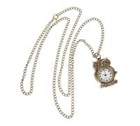 Beavorty Vintage Taschenuhr Eule Aus Metall Digitale Unisex Taschenuhr Klein Leicht Dekoratives Accessoire Für Damen Herren Und Senioren Schmuck Für Feierlichkeiten
