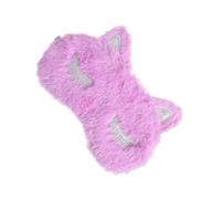 Beavorty Violette Einhorn Schlafmaske Aus Leichtem Plüsch Mit Hochelastischem Riemen Druckfreier Augenabdeckung Für Nacht Reisen Und Nickerchen Atmungsaktiv Und Flexibel Für Verschiedene Kopfgrößen