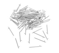 BEBEMOKO 100 Stück Schnellverschluss Uhrenarmbandstifte Aus Edelstahl Silber 1,5x22mm Universelle Federstege Für Leder Und Metallarmbänder Armbandreparaturzubehör