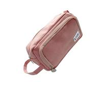 BEBEMOKO 1stück Praktischer Stiftetui Großer Für Schülerbedarf Reißverschluss-Design Für Bleistifte Radiergummis Und Langlebige Baumwollmischung Für Schule Und