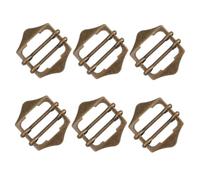 BEBEMOKO 6 Stück Teiliges Metall vest buckle mit Elastischer Weitenverstellung Langlebiger Metallverschluss für Herren westen und Dekorative Kleidungsaccessoires Verstellbarer