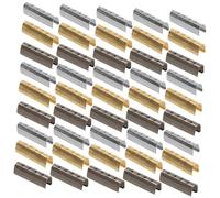 BEBEMOKO Metall Schnürsenkelspitzen 4mm X 20mm 150 Stück Langlebige Schnürsenkelenden aus Rostfreiem Metall in Gold Weiß Schwarz für Selbstgemachte Schnürsenkel Schuhverschluss