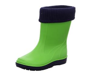 Beck Basic Regenstiefel PVC,apfel für Kinder, grün, Größe 24 EU