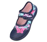 Beck Mädchen Beauty Hausschuh, Blau, 35 EU