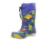 Beck Jungen Blinking Monsters Schneestiefel, Blau, 28 EU