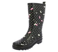 Beck Gummistiefel Blumenregen Damen Schwarz Größe 38 EU