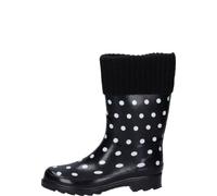 Beck Damen Dots Gummistiefel, Schwarz, 37 EU