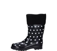 Beck Damen Dots Gummistiefel, Schwarz, 40 EU