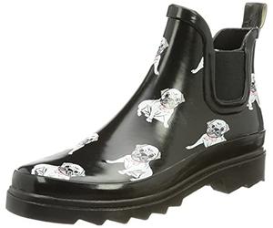 Beck Damen MÃƒ¶pse Gummistiefel, Schwarz, 41 EU