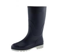 Beck Basic Damen, Herren PVC Stiefel dunkelblau, Baumwollfutter, flexible Laufsohle, 5033108/42