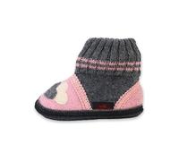 Beck Hüttenschuhe "Little Hearts" in Rosa - Größe 32 | Kinderhausschuhe