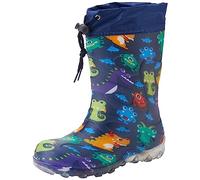 Beck Gummistiefel BLINKING MONSTERS blau-kombi Gr. 32 Jungen Kinder 15912624
