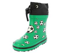 Beck Jungen Fußball Gummistiefel, Grün, 23 EU