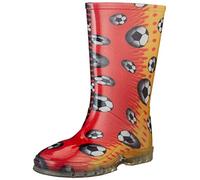 Beck Jungen Fußball Gummistiefel,Rot,34 EU