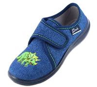 Beck Jungen Happy Dino Hausschuhe, Blau, 30 EU