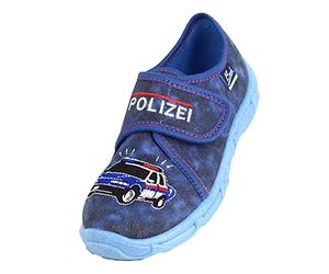 Beck Jungen politie Niedrige Hausschuhe, Blau, 27 EU