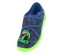 Beck Jungen T-rex Hausschuh, Blau, 32 EU