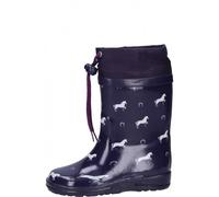 Beck Kinder Gummistiefel PFERDE lila 37