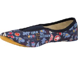 BECK Kinder Gymnastikschuhe Traffic Jr. Dunkelblau - Gr. - 35