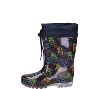 Beck Kindergummistiefel BLINKING ROBOTS dunkelblau 30