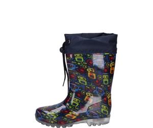Beck Kindergummistiefel BLINKING ROBOTS dunkelblau 35