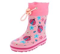 Beck Mädchen Glückskäfer Gummistiefel, Pink, 24 EU