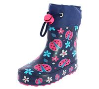 Beck Mädchen Glückskäfer Warm Gummistiefel, Blau, 25 EU