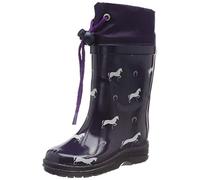 Beck Mädchen Horses Gummistiefel, Violett, 29 EU
