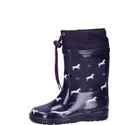 Beck Mädchen Horses Gummistiefel, Violett, 31 EU