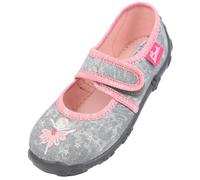 Beck Spangenschuhe für Mädchen für Kinder, grau, Gr. 28 EU