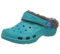 Beck Unisex Kinder Clogs warm Hausschuh, Türkis, 30 EU