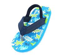 Beck Unisex Kinder Jungle Flipflops, Blau, 27 EU