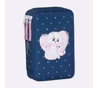 Beckmann 113138a Triple Federmappe, Pet Friends Blue