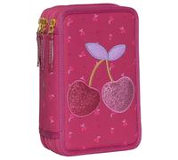 Beckmann 3-Fach Federmäppchen Cherry