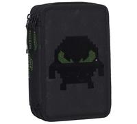 Beckmann 3-Fach Federmäppchen Pixel