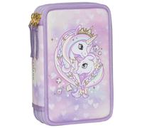 Beckmann 3-Fach Federmäppchen Unicorn Princess Pur