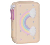 Beckmann 3-Fach Federmäppchen Yellow Heart