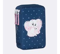 Beckmann 3-fächrige Federmappe mit Inhalt, Pet Friends Blue