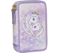 Beckmann 3-Fach Federmäppchen Unicorn Princess Pur