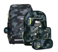 Beckmann Active Air FLX Schulrucksack-Set 6tlg Camo Rex