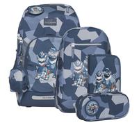 Beckmann Active Air FLX Schulrucksack-Set 6tlg Tiger Race