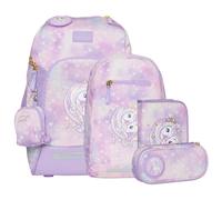 Beckmann Active Air FLX Schulrucksack-Set 6tlg Unicorn Princess Pur