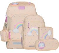 Beckmann Schulranzen-Set Active Air FLX Yellow Heart, 6-teilig